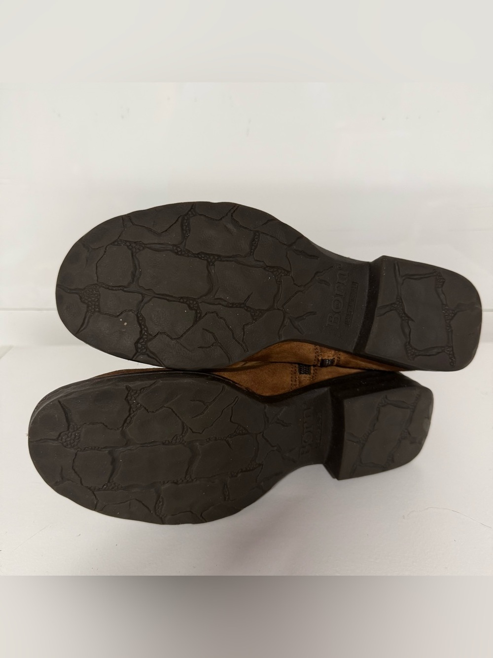 Born Suede Ankle Boots in Chestnut Brown - Picture 3 of 4